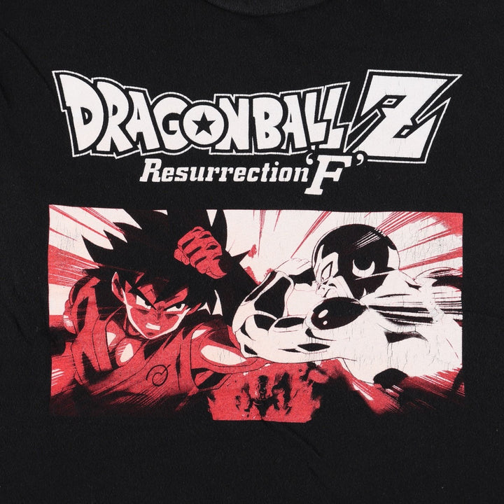 DRAGONBALL Z Resurrection F (Dragon Ball Z: Resurrection of "F") Anime Character Print T-Shirt, Men's Size L (approx.) cotton black type Vintage Second Hand