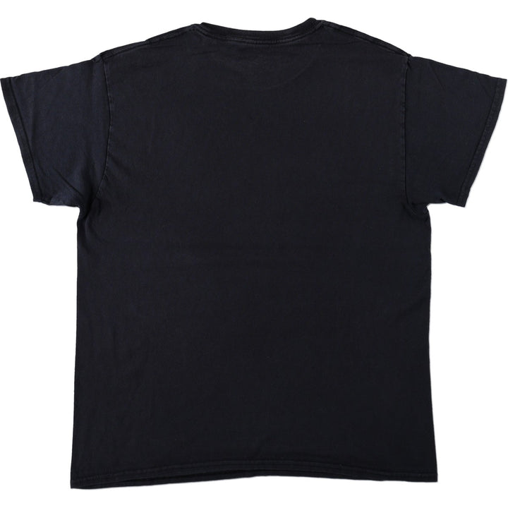 Ripple Junction BLEACH Kurosaki Ichigo Anime Character Print T-Shirt (Men's Size L) cotton black type Vintage Second Hand