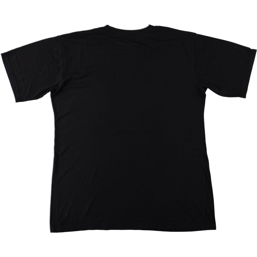 THE POWERPUFF GIRLS Character Print T-Shirt (Women's Size L) cotton black type Vintage Second Hand
