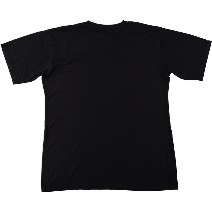 THE POWERPUFF GIRLS Character Print T-Shirt (Women's Size L) cotton black type Vintage Second Hand