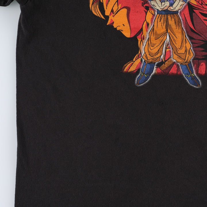 DRAGONBALL Z Son Goku Anime Character Print T-Shirt (Men's XL equivalent) cotton black type Vintage Second Hand