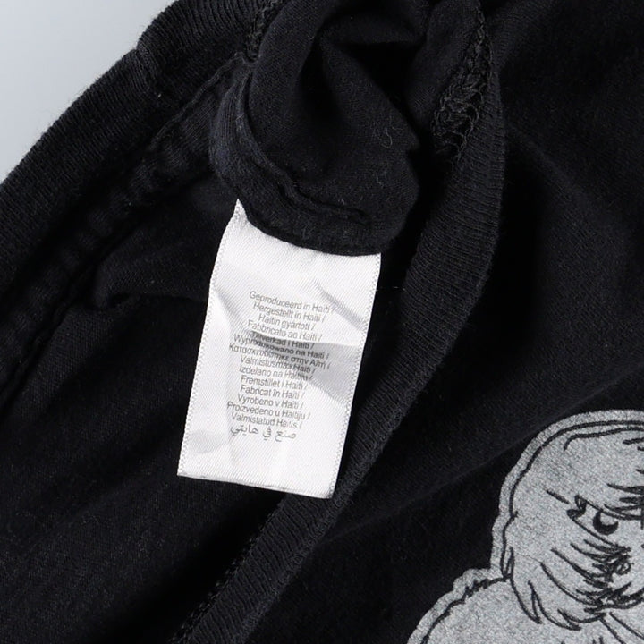 INUYASHA Inuyasha Sesshomaru Anime Character Print T-Shirt, Men's Size L cotton black type Vintage Second Hand