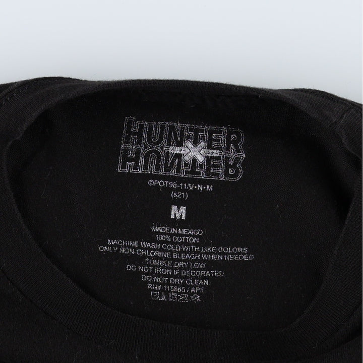 HUNTERxHUNTER Phantom Troupe Anime Character Print T-Shirt (Men's Size M) cotton black type Vintage Second Hand