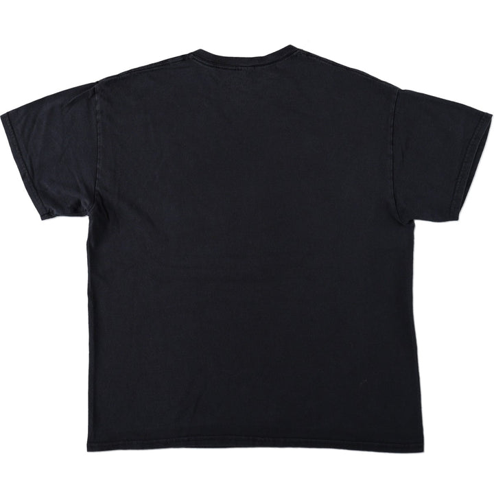 EVANGELION Neon Genesis Evangelion Unit-02 Anime Character Print T-Shirt (Men's Size L) cotton black type Vintage Second Hand