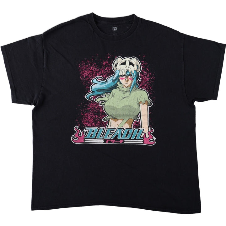 RIPPLE JUNCTION BLEACH Nelliel Tuodelschwanck Anime Character Print T-Shirt Men's XL (approx.) cotton black type Vintage Second Hand