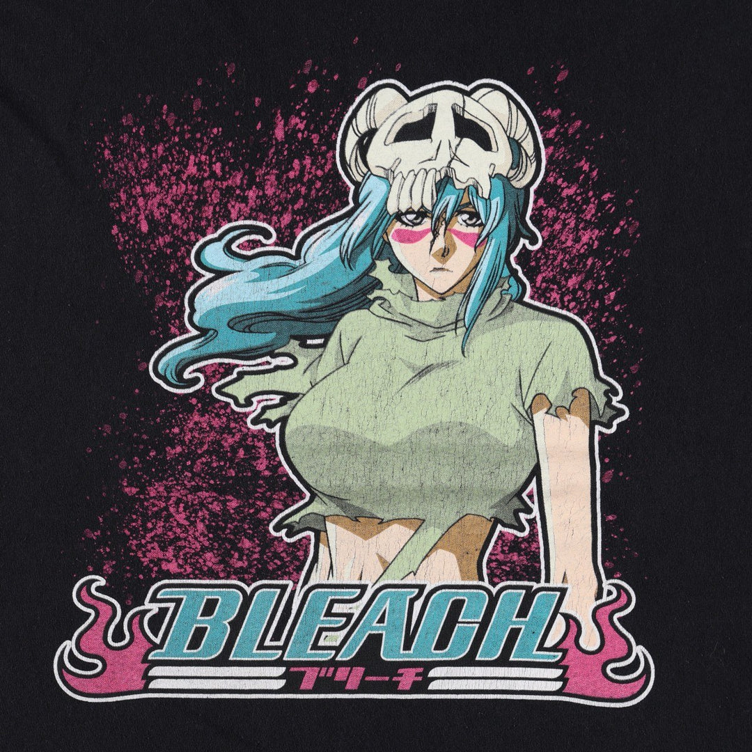 RIPPLE JUNCTION BLEACH Nelliel Tuodelschwanck Anime Character Print T-Shirt Men's XL (approx.) cotton black type Vintage Second Hand