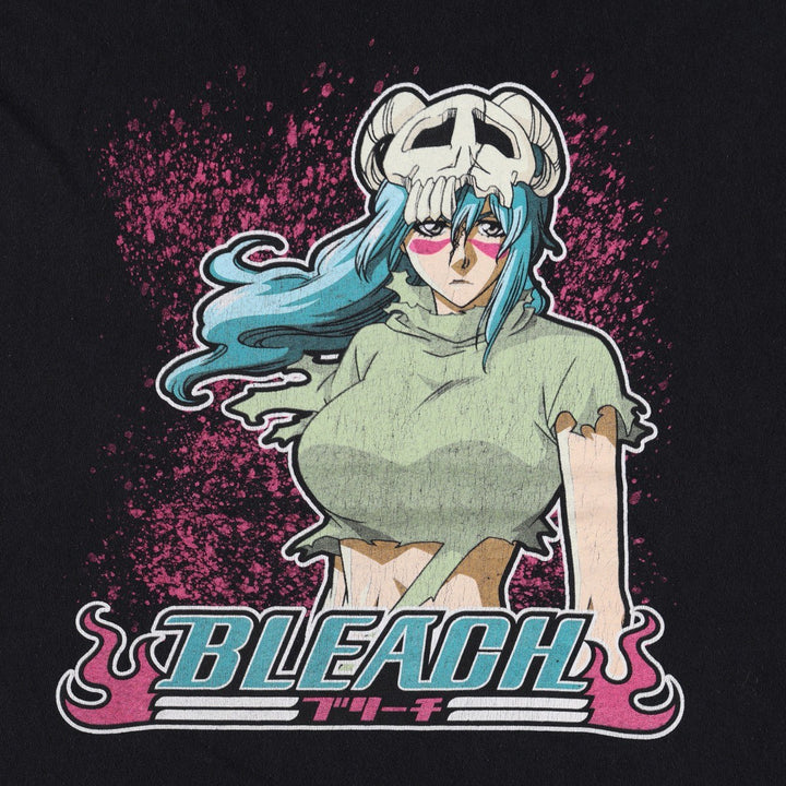 RIPPLE JUNCTION BLEACH Nelliel Tuodelschwanck Anime Character Print T-Shirt Men's XL (approx.) cotton black type Vintage Second Hand