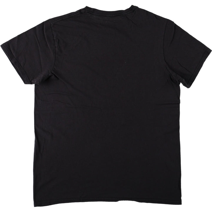Sailor Moon Anime Character Print T-Shirt (Men's Size M) cotton black type Vintage Second Hand