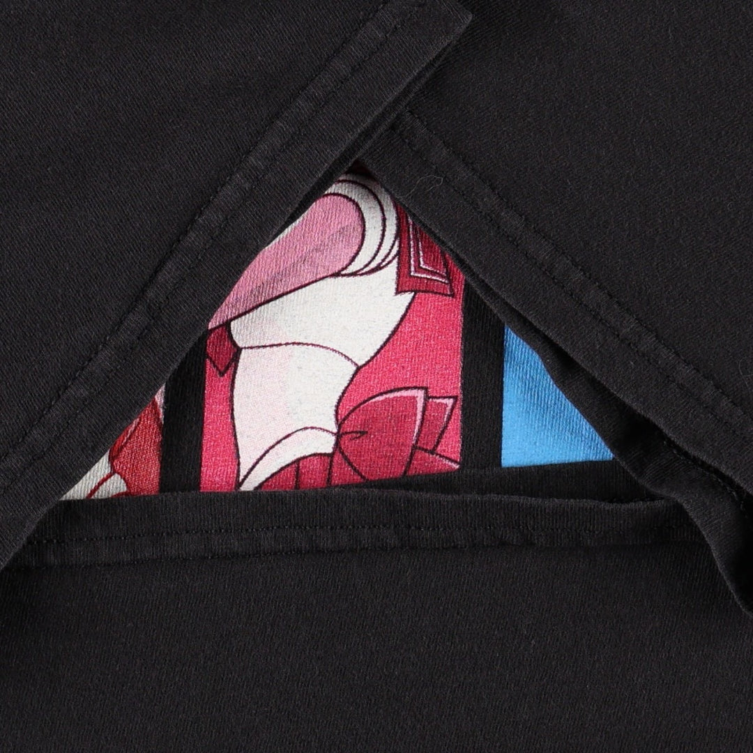 Sailor Moon Anime Character Print T-Shirt (Men's Size M) unclear black type Vintage Second Hand