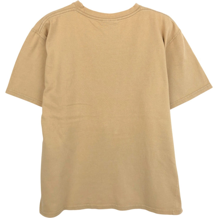 00'S Nike logo print T-shirt, men's size M cotton Beige type Vintage Second Hand