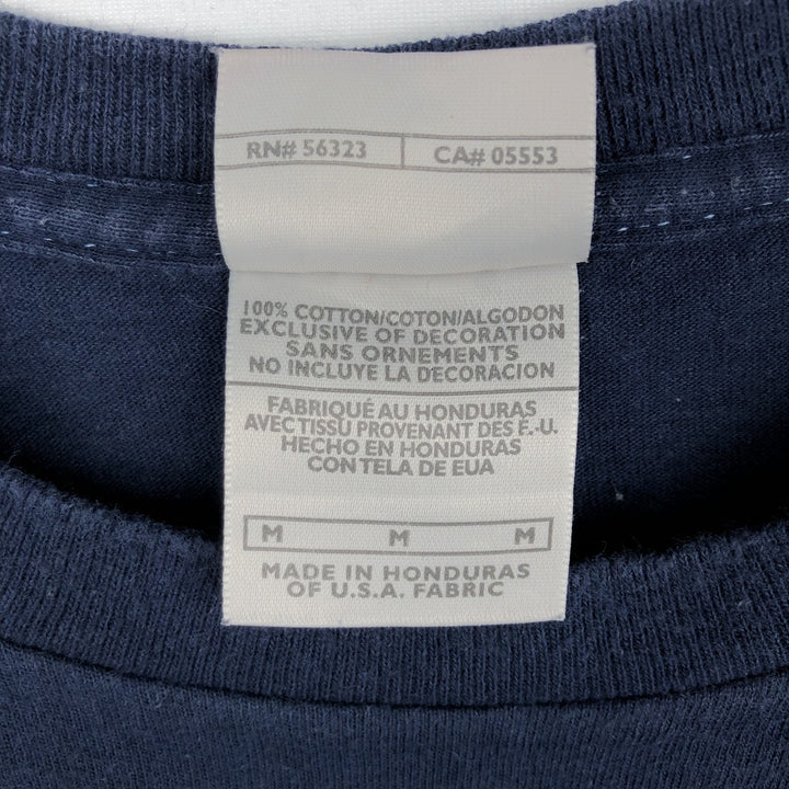 00'S Nike logo print T-shirt, men's size M cotton navy blue type Vintage Second Hand