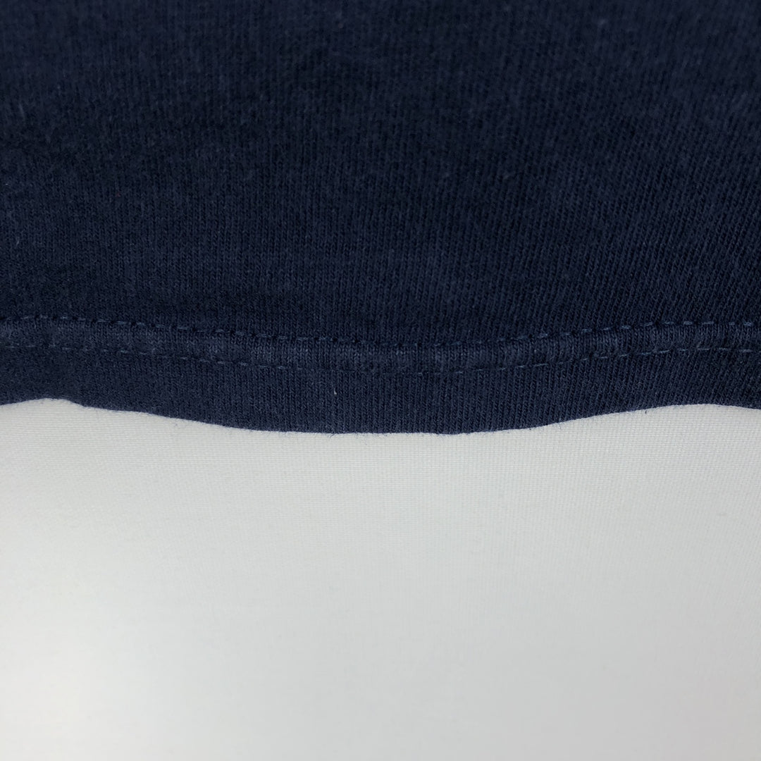 00'S Nike logo print T-shirt, men's size M cotton navy blue type Vintage Second Hand