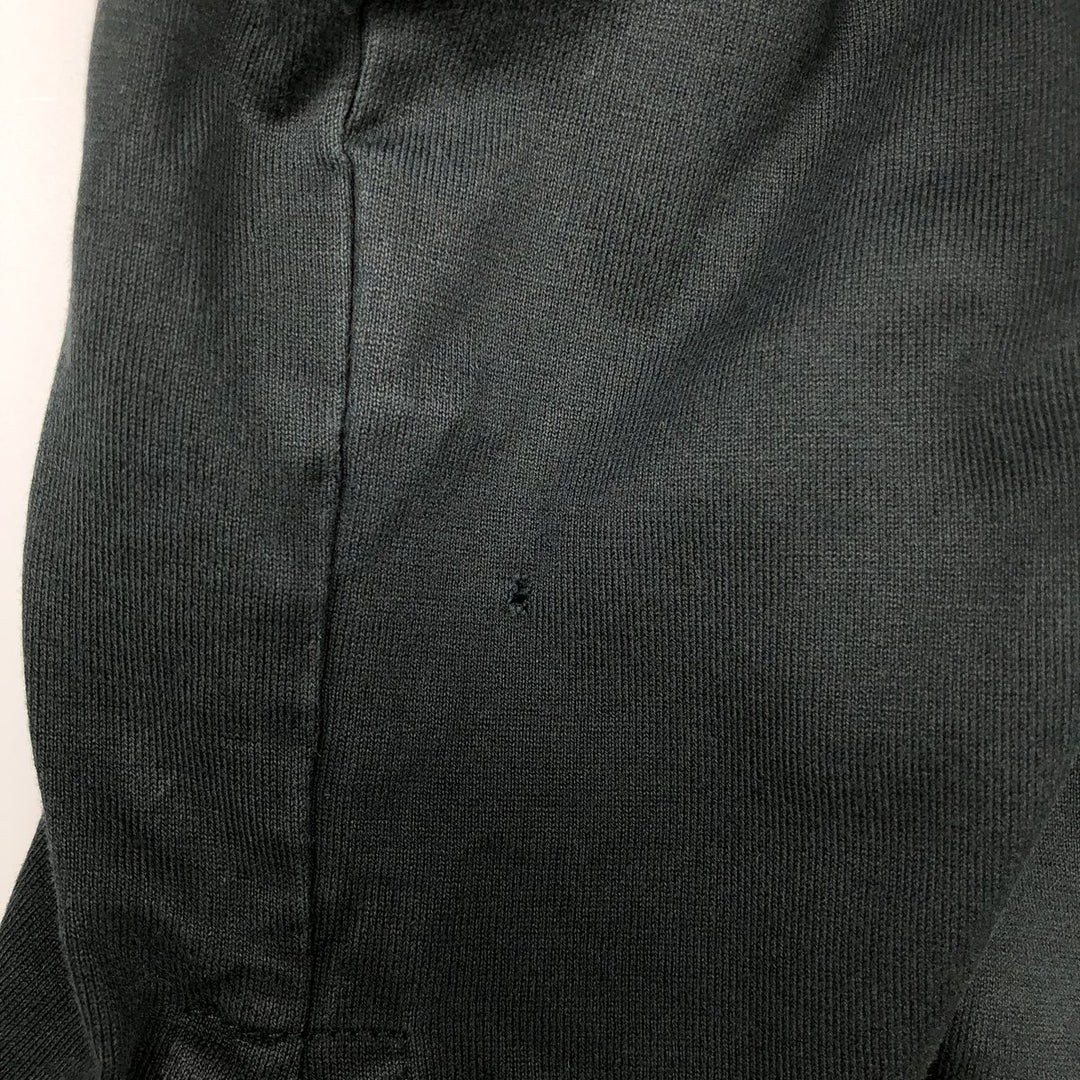 Ralph Lauren POLO SPORT Henley neck short-sleeved T-shirt with a single logo, men's size L (approx.) Pima Cotton black type Vintage Second Hand