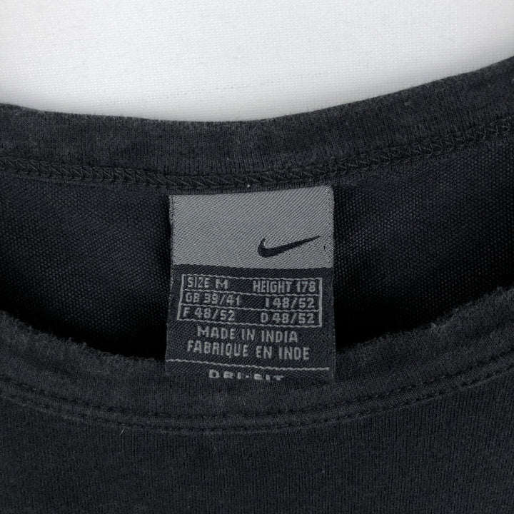 00'S Nike One Point Logo T-shirt Men's M size unclear black type Vintage Second Hand