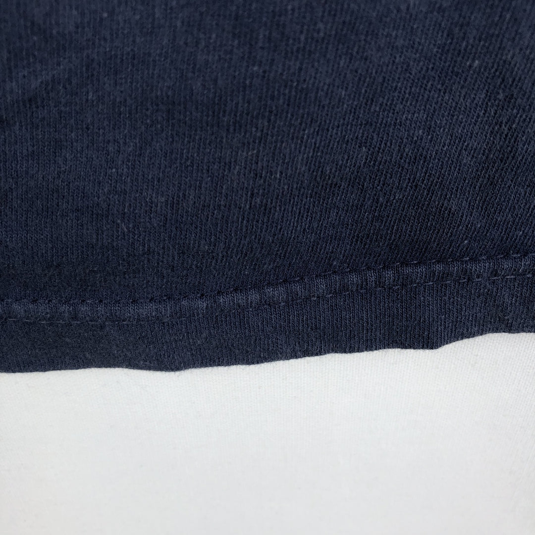 90'S Nike Logo Print T-Shirt, Men's Size XL (Equivalent), Vintage cotton navy blue type Vintage Second Hand