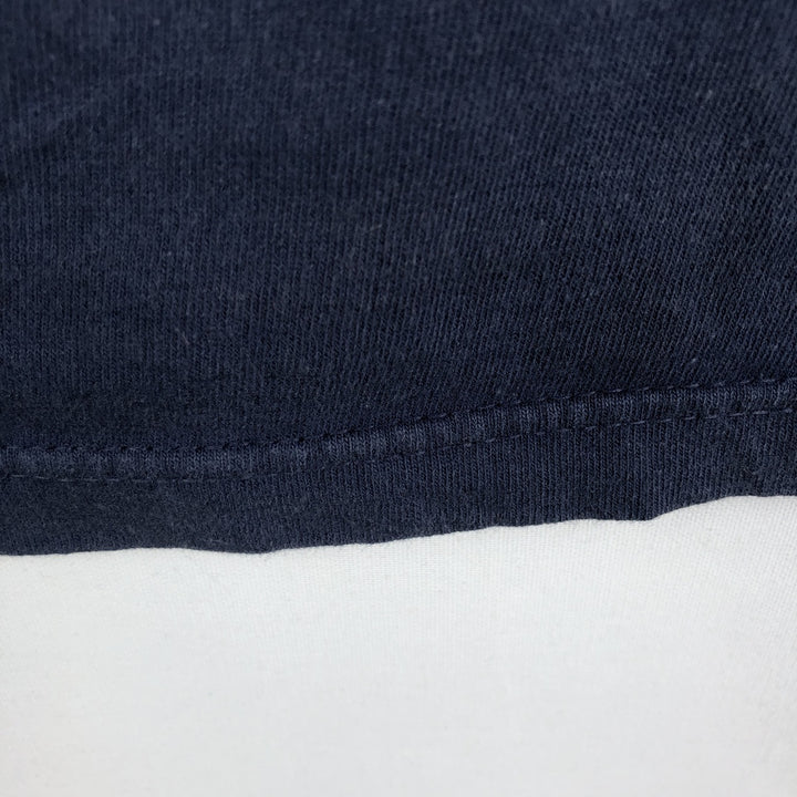 90'S Nike Logo Print T-Shirt, Men's Size XL (Equivalent), Vintage cotton navy blue type Vintage Second Hand