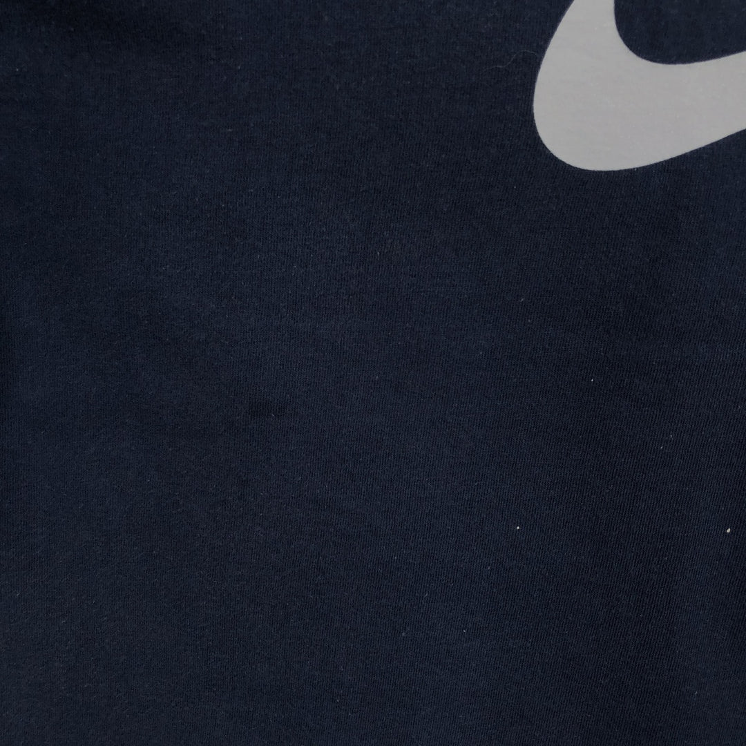 90'S Nike Logo Print T-Shirt, Men's Size XL (Equivalent), Vintage cotton navy blue type Vintage Second Hand