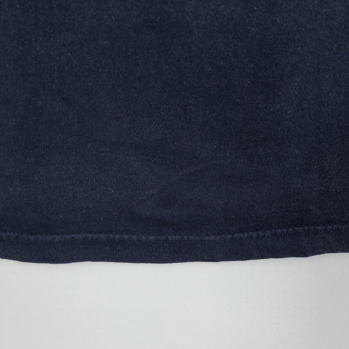 90'S Nike Logo Print T-Shirt, Men's Size XL (Equivalent), Vintage cotton navy blue type Vintage Second Hand