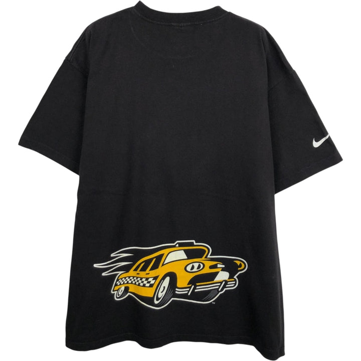 90'S Nike New York MetroStars sports print T-shirt, Made in USA, Men's size L equivalent, Vintage cotton black type Vintage Second Hand