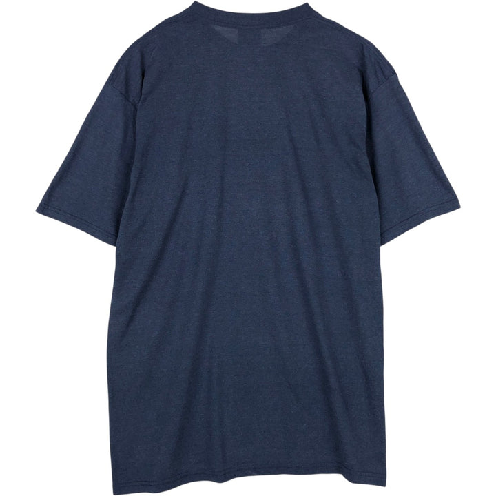 Nike One-Point Logo T-Shirt, Made in USA, Men's Size L (approx.) polyester blue type Vintage Second Hand
