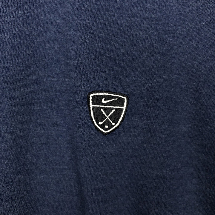 Nike One-Point Logo T-Shirt, Made in USA, Men's Size L (approx.) polyester blue type Vintage Second Hand