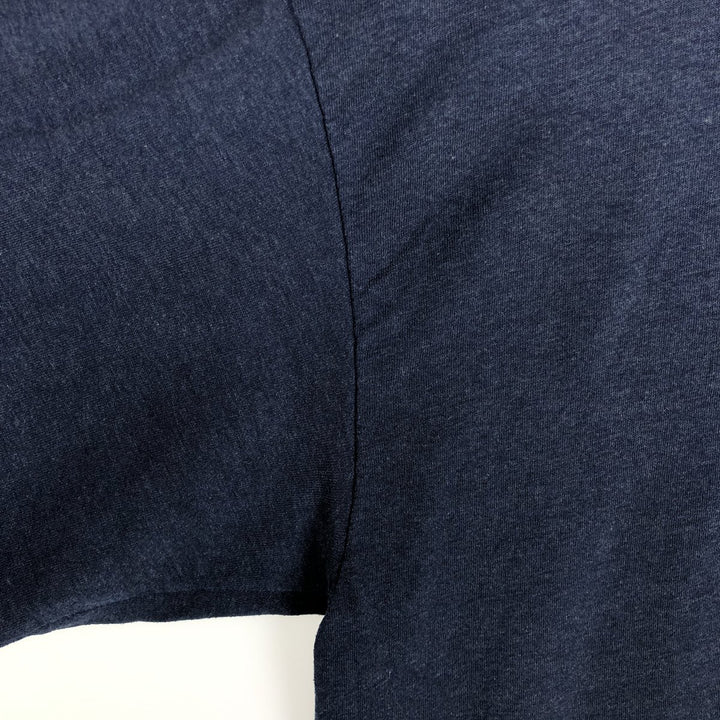 Nike One-Point Logo T-Shirt, Made in USA, Men's Size L (approx.) polyester blue type Vintage Second Hand