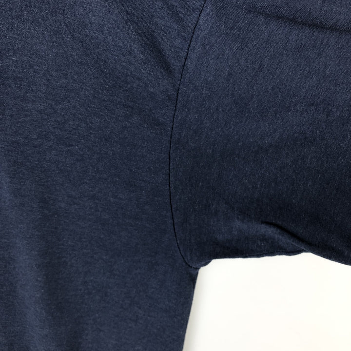 Nike One-Point Logo T-Shirt, Made in USA, Men's Size L (approx.) polyester blue type Vintage Second Hand