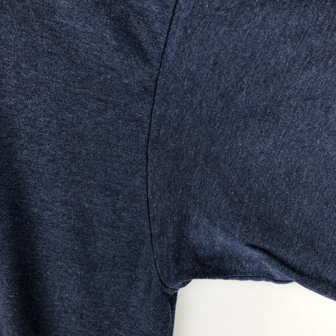 Nike One-Point Logo T-Shirt, Made in USA, Men's Size L (approx.) polyester blue type Vintage Second Hand