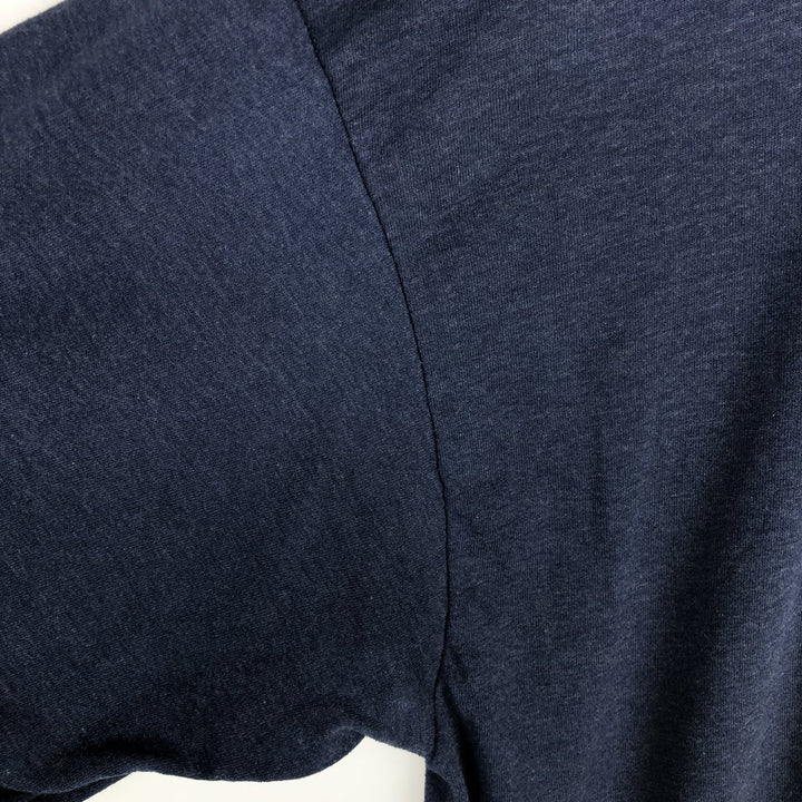 Nike One-Point Logo T-Shirt, Made in USA, Men's Size L (approx.) polyester blue type Vintage Second Hand