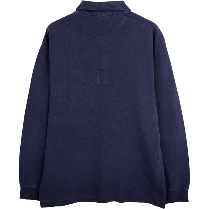 Lacoste LACOSTE Long Sleeve Polo Shirt Size 5 (Men's Size L) cotton navy blue type Vintage Second Hand