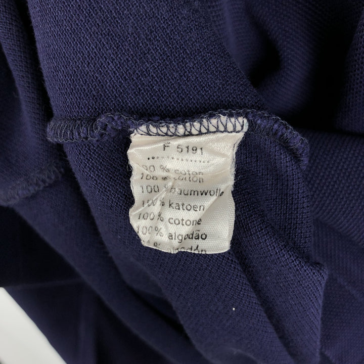 Lacoste LACOSTE Long Sleeve Polo Shirt Size 5 (Men's Size L) cotton navy blue type Vintage Second Hand