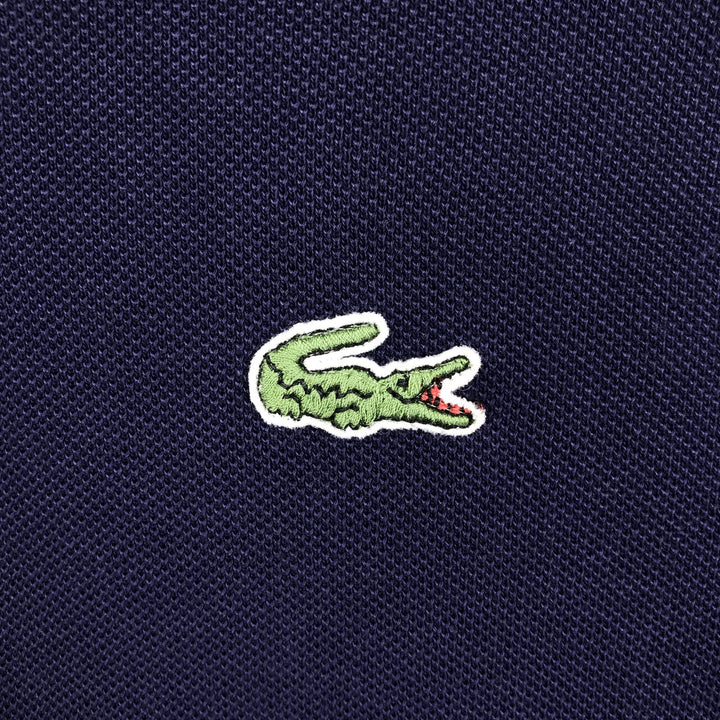 Lacoste LACOSTE Long Sleeve Polo Shirt Size 5 (Men's Size L) cotton navy blue type Vintage Second Hand
