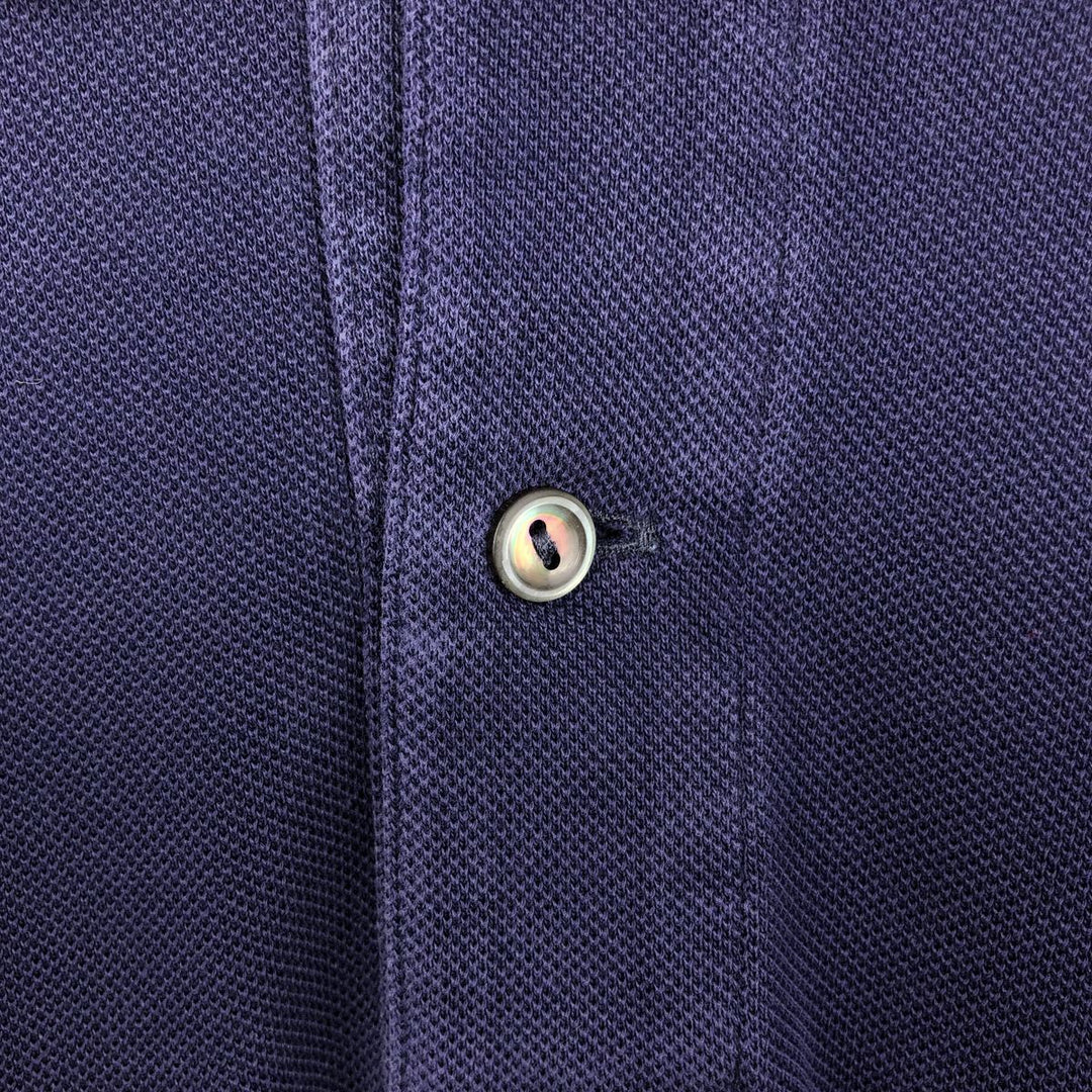 Lacoste LACOSTE Long Sleeve Polo Shirt Size 5 (Men's Size L) cotton navy blue type Vintage Second Hand