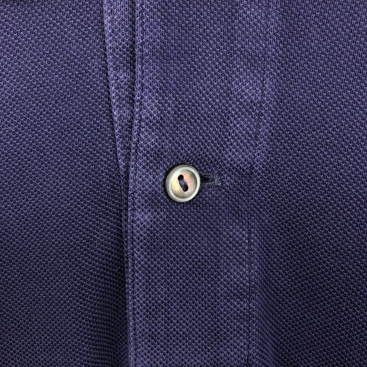Lacoste LACOSTE Long Sleeve Polo Shirt Size 5 (Men's Size L) cotton navy blue type Vintage Second Hand