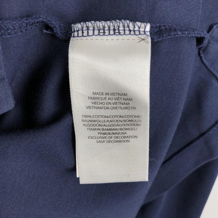 Ralph Lauren POLO RALPH LAUREN CLASSIC FIT long sleeve polo shirt for men, size M cotton navy blue type Vintage Second Hand