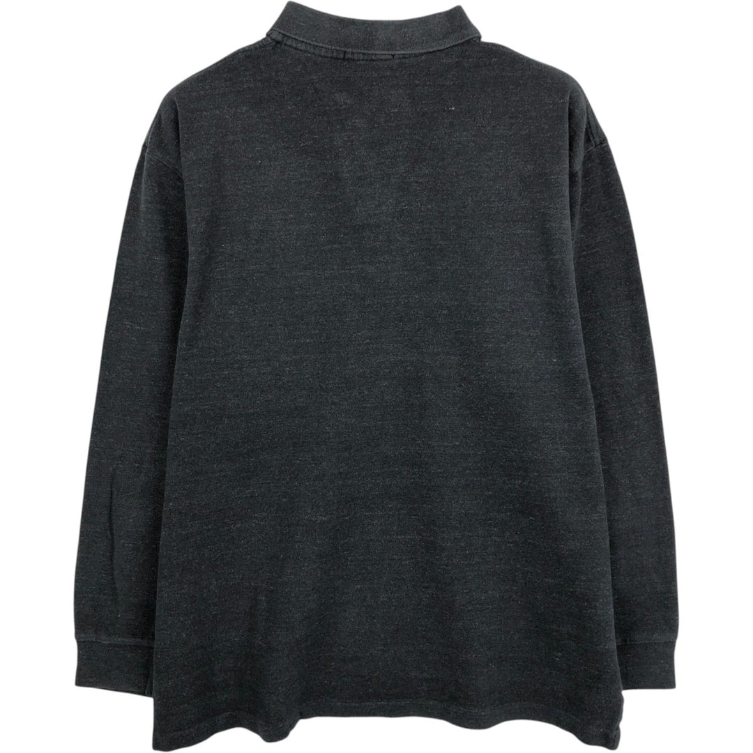 Ralph Lauren POLO RALPH LAUREN Long Sleeve Polo Shirt Men's XL cotton black type Vintage Second Hand