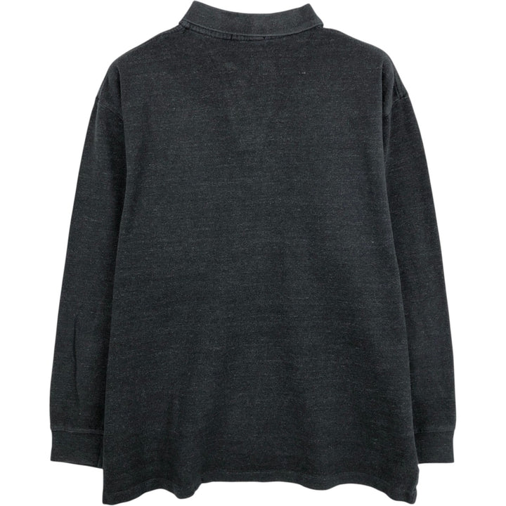 Ralph Lauren POLO RALPH LAUREN Long Sleeve Polo Shirt Men's XL cotton black type Vintage Second Hand