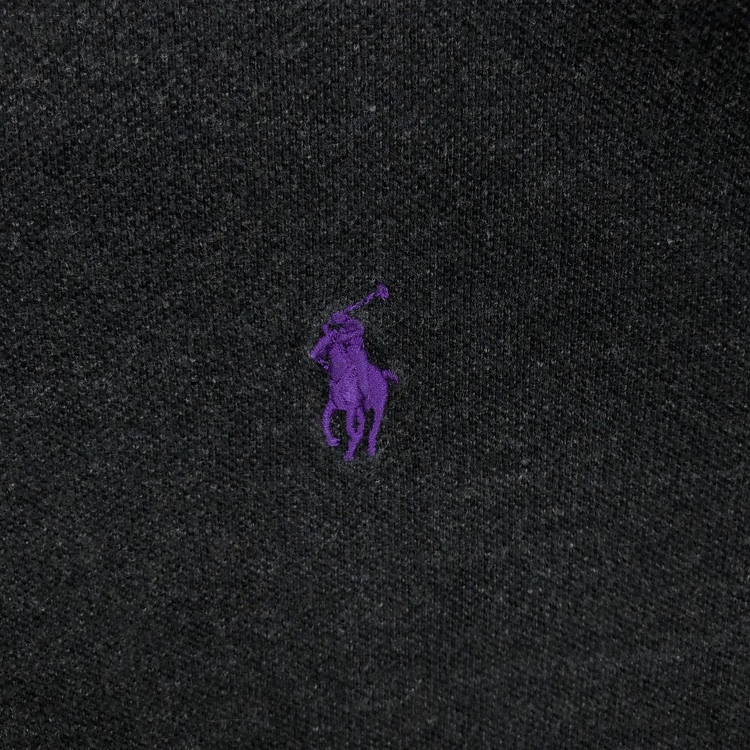Ralph Lauren POLO RALPH LAUREN Long Sleeve Polo Shirt Men's XL cotton black type Vintage Second Hand