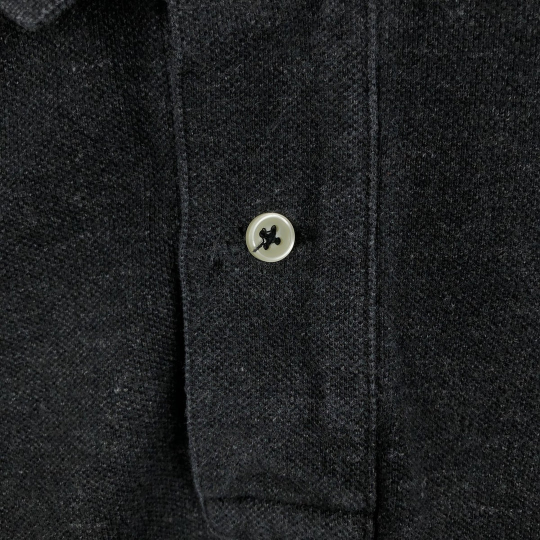 Ralph Lauren POLO RALPH LAUREN Long Sleeve Polo Shirt Men's XL cotton black type Vintage Second Hand