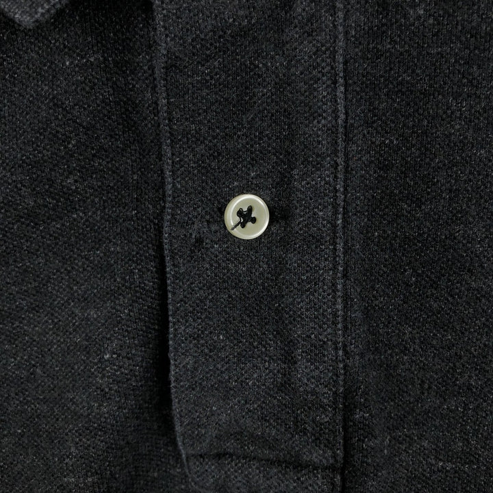 Ralph Lauren POLO RALPH LAUREN Long Sleeve Polo Shirt Men's XL cotton black type Vintage Second Hand