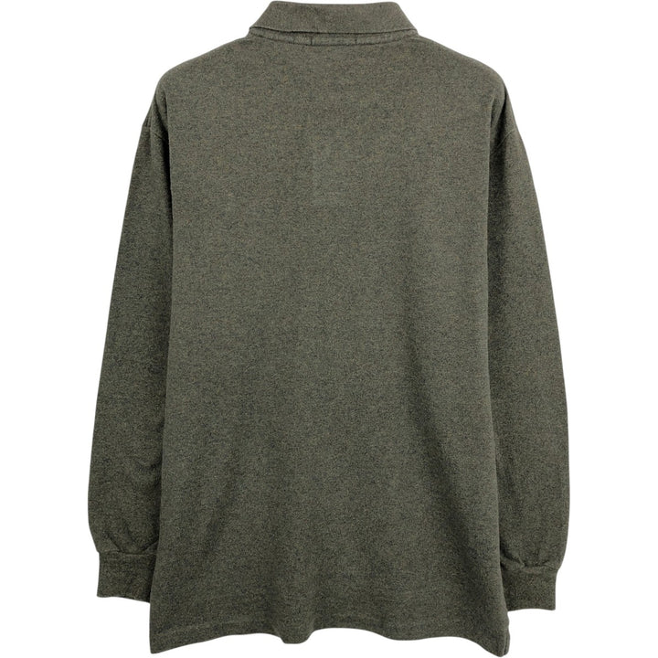Ralph Lauren POLO RALPH LAUREN Long Sleeve Polo Shirt Men's M cotton brown type Vintage Second Hand
