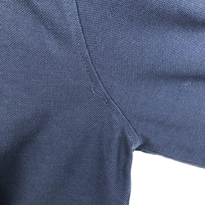 Ralph Lauren POLO RALPH LAUREN long-sleeved polo shirt, men's size L cotton navy blue type Vintage Second Hand
