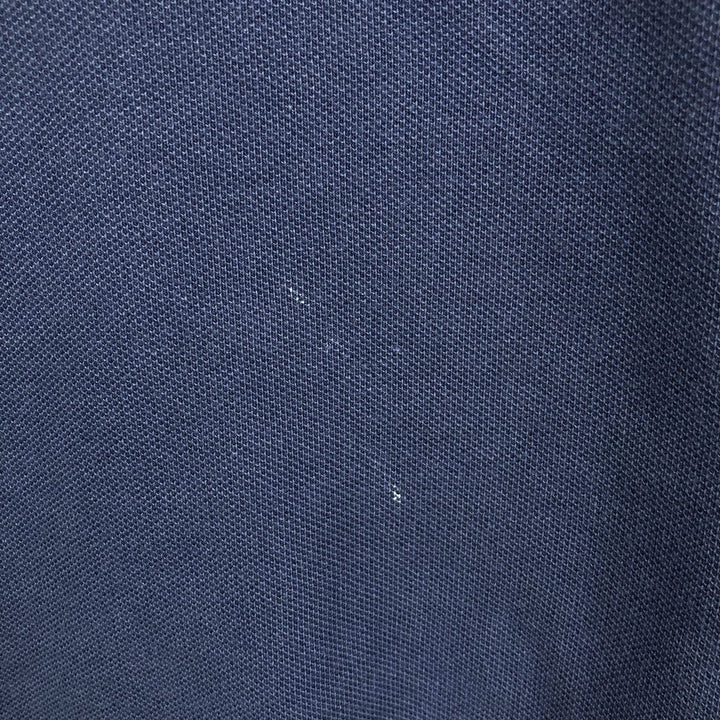 Ralph Lauren POLO RALPH LAUREN long-sleeved polo shirt, men's size L cotton navy blue type Vintage Second Hand