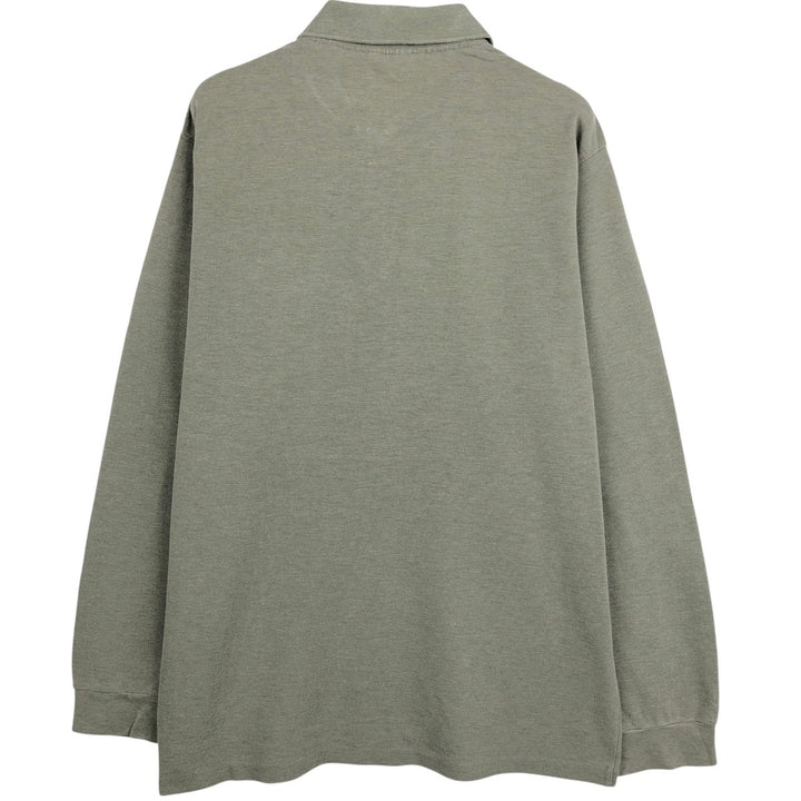 Lacoste LACOSTE Long Sleeve Polo Shirt Size 5 (Men's Size L) unclear Khaki type sage green Vintage Second Hand