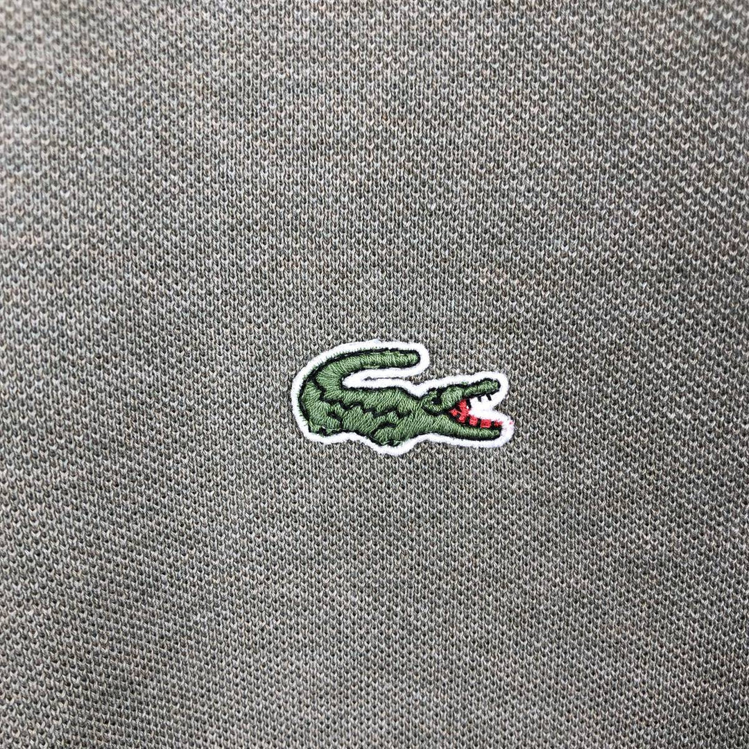 Lacoste LACOSTE Long Sleeve Polo Shirt Size 5 (Men's Size L) unclear Khaki type sage green Vintage Second Hand