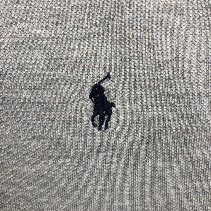 Ralph Lauren POLO by Ralph Lauren long sleeve polo shirt, men's XL size cotton gray type Vintage Second Hand