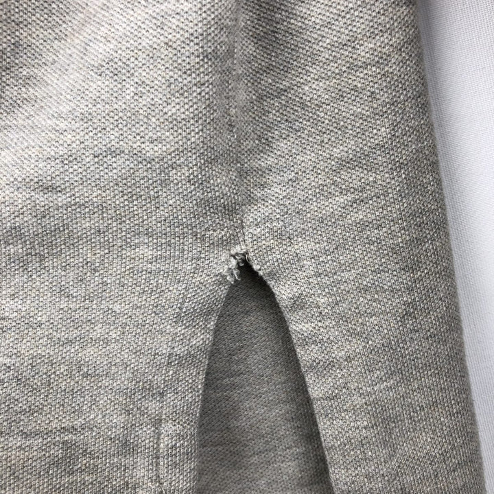 Ralph Lauren POLO by Ralph Lauren long sleeve polo shirt, men's XL size cotton gray type Vintage Second Hand