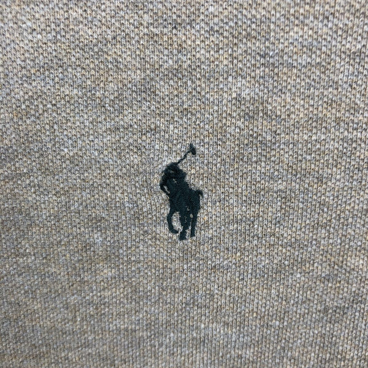 Ralph Lauren POLO by Ralph Lauren long sleeve polo shirt, men's size XXL cotton beige type brown Vintage Second Hand