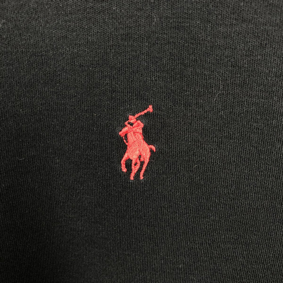 Ralph Lauren POLO by Ralph Lauren long sleeve polo shirt, men's XL size cotton black type Vintage Second Hand