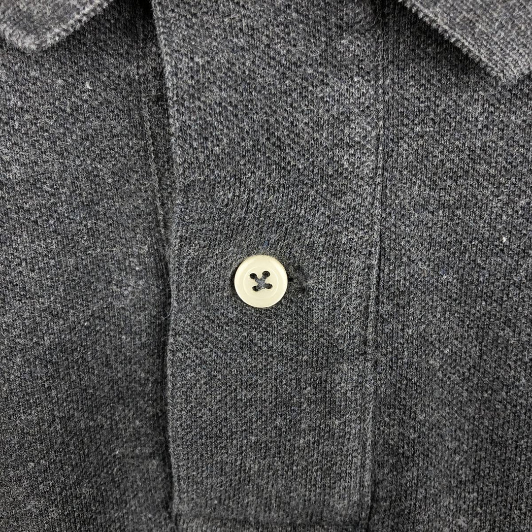 Ralph Lauren POLO by Ralph Lauren long sleeve polo shirt, men's XL size cotton black type Vintage Second Hand